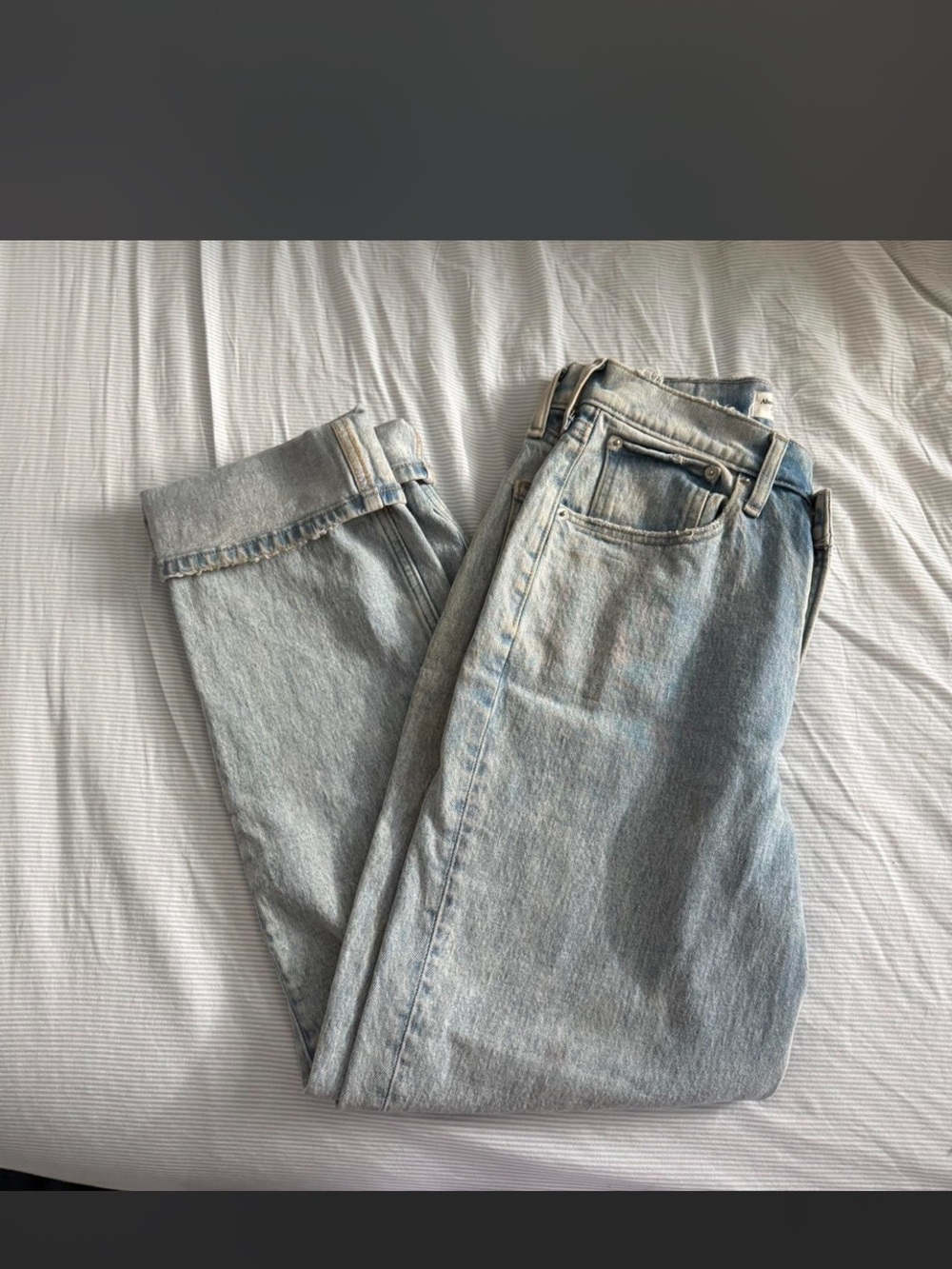 Abercrombie & Fitch Light Blue Straight Leg Women’s Jeans